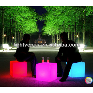 Home Party/Hotel/Disco/KTV Ambient Creating LED Cube Chair Light